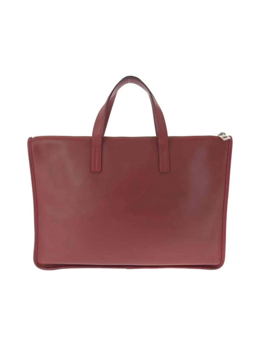 Loewe Anagram New Toledo Red Silver Leather Business Briefcase
